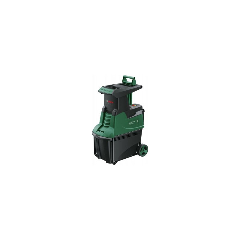 biotrituratore elettrico bosch axt 22 d 2200w 53l 40giri/min verde/nero