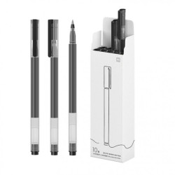 set di penne gel xiaomi mi high-capacity punta a 0.5mm nero 10pz