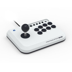 joystick hori fighting stick mini per ps5, ps4 e pc bianco