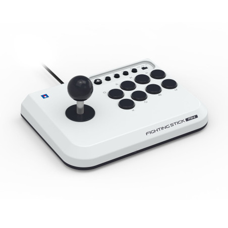 joystick hori fighting stick mini per ps5, ps4 e pc bianco