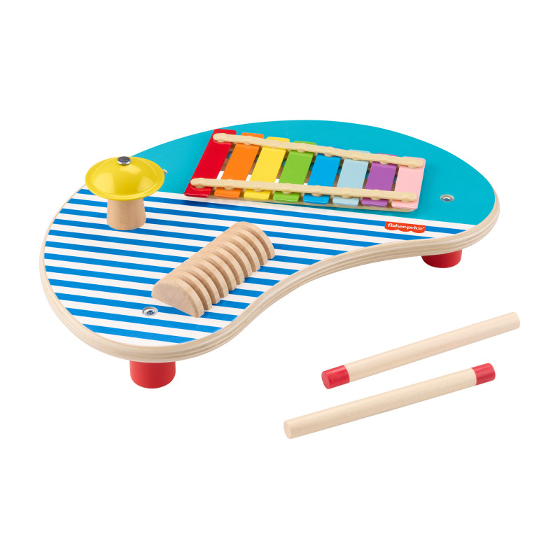 tavolo musicale fisher price hxt91 con strumenti a percussione in