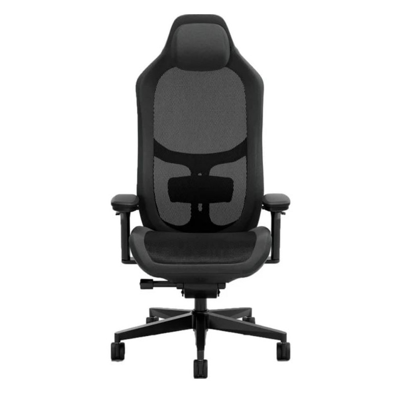 sedia da gaming fractal design refine mesh dark nero