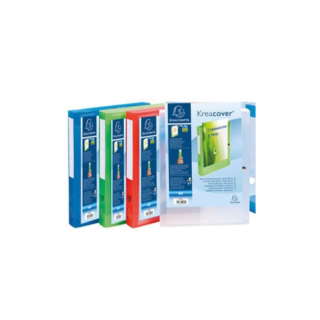 Cartellina archivio exacompa 24x32x4cm colori assortiti kreacover