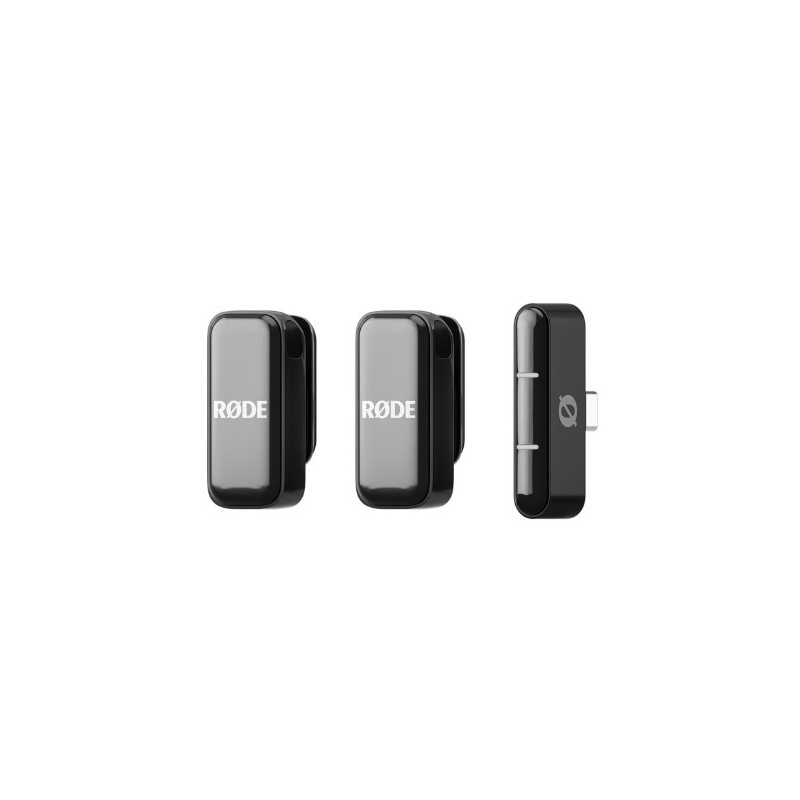 sistema microfonico rode wireless micro usb-c nero [wirelessmicro]