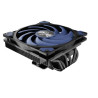 dissipatore cpu a ventola akasa alucia h6ls m2 120mm blu/nero