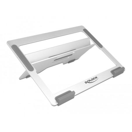 supporto notebook delock 18415 pieghevole in alluminio per notebook