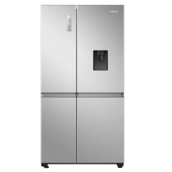 frigorifero hisense ms91668die retro combinato 649l classe e grigio