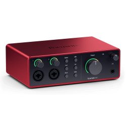 scheda audio focusrite scarlett 4i4 4gen interfaccia audio 3000 ohms