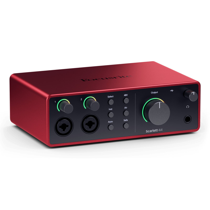 scheda audio focusrite scarlett 4i4 4gen interfaccia audio 3000 ohms