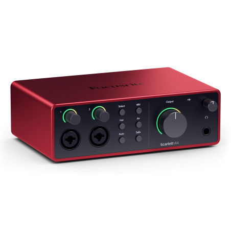 scheda audio focusrite scarlett 4i4 4gen interfaccia audio 3000 ohms