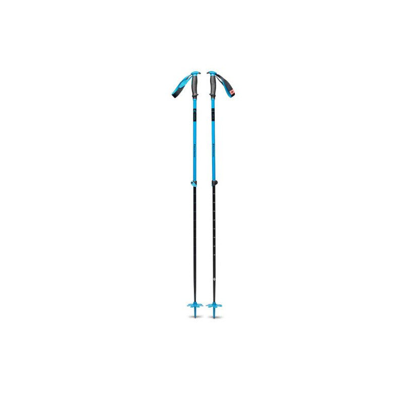 bastoni da sci black diamond traverse 155cm blu/nero [bd11162040071551]