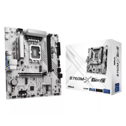 scheda madre asrock b760m-x gen5 lga1700 matx 2x ddr5 [kbasriieb760u09]