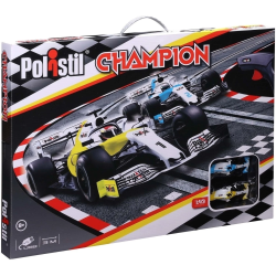 pista da corsa polistil champion 2 slot car elettrica 1:43 multicolore