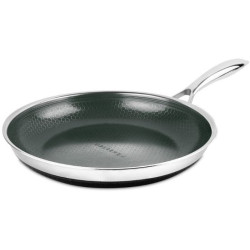 padella kohersen nx ceramic rotonda con coperchio 24cm nero argento