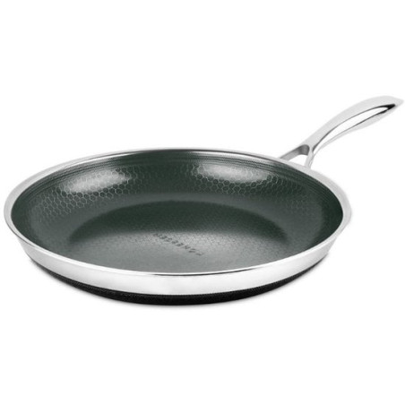 padella kohersen nx ceramic rotonda con coperchio 24cm nero argento
