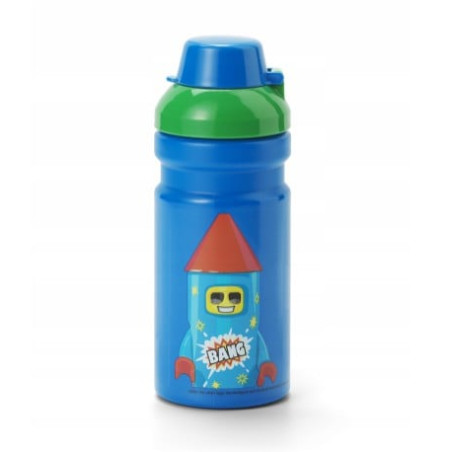 borraccia lego l'uomo dei fuochi d'artificio 0.39l blu verde
