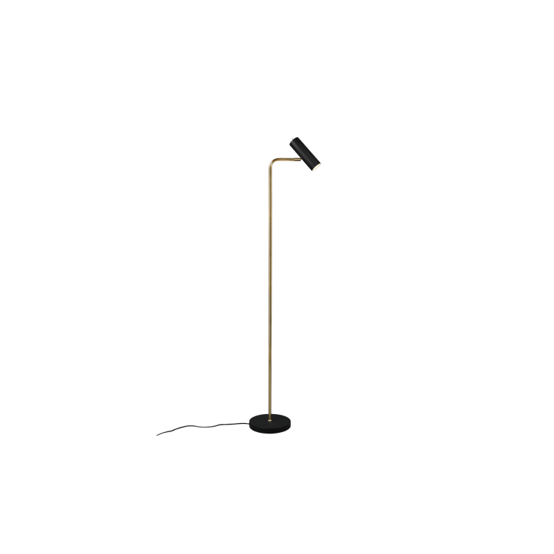lampada da terra a led trio marley gu10 5w ip20 151cm ottone opaco