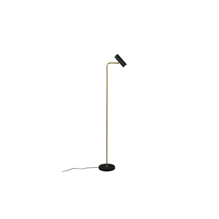 lampada da terra a led trio marley gu10 5w ip20 151cm ottone opaco