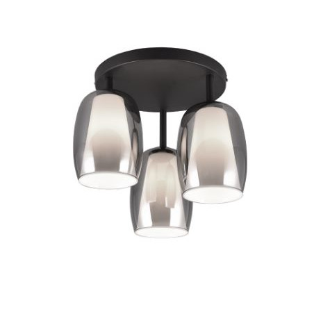 lampada da soffitto a led trio select barret 3xe14 ip20 10w 31cm