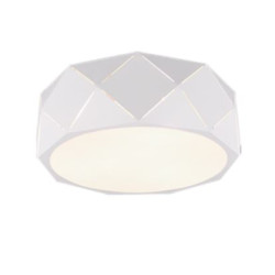 plafoniera a led trio zandor 3xe27 ip20 25w bianco opaco [603500331]