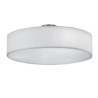 plafoniera a led trio hotel 3xe27 ip20 60w bianco/nichel opaco [603900301]