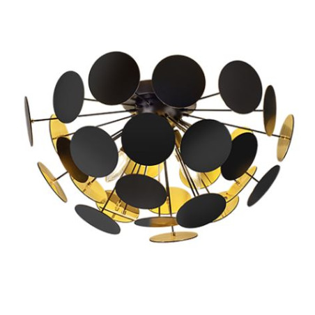 lampada da soffitto a led di design trio discalgo 3xe14 40w ip20