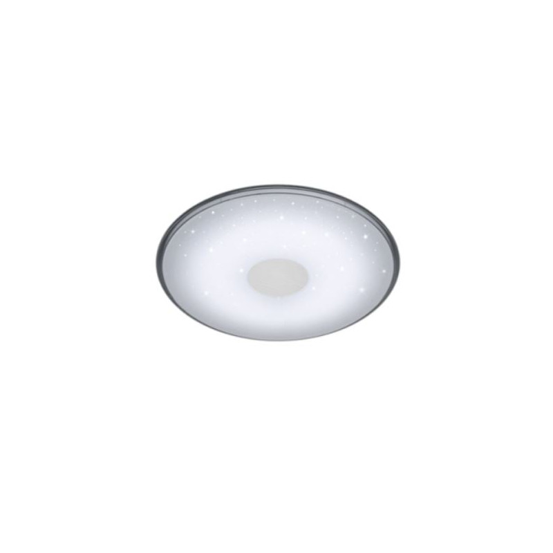 plafoniera a led trio shogun effetto stellato 21.5w 2400lm ip20 3000-5500k