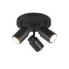 faretto da soffitto trio angelo 5w 3xgu10 nero opaco [880430332]