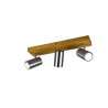 faretto da soffitto trio marley 35w 3xgu10 nichel opaco [812400307]