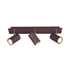 faretto da soffitto trio marley 35w 3xgu10 ruggine [802400324]