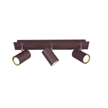 faretto da soffitto trio marley 35w 3xgu10 ruggine [802400324]
