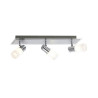 faretto da soffitto trio clapton 4.3w 3x430lm cromato [821410305]