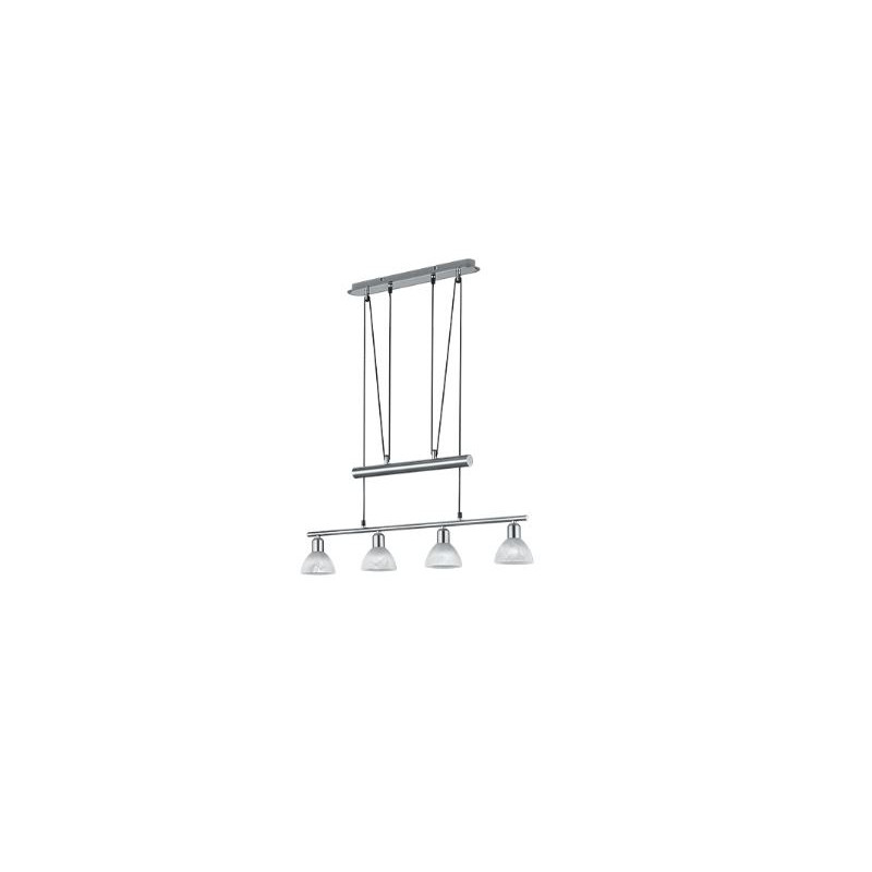 lampada a sospensione trio levisto 4.9w 4xe14 nichel opaco [371010407]