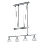 lampada a sospensione trio levisto 4.9w 4xe14 nichel opaco [371010407]