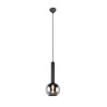 lampada a sospensione trio clayton 28w e27 nero opaco [310300132]