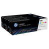Toner hp 3 pz. a colori ciano/magenta/giallo nr.128a [cf371am]