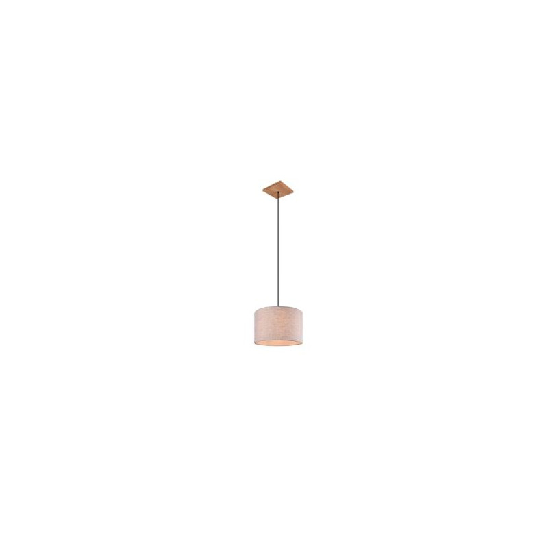 lampada a sospensione trio elmau 60w e27 beige [302100130]