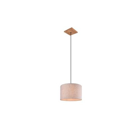 lampada a sospensione trio elmau 60w e27 beige [302100130]