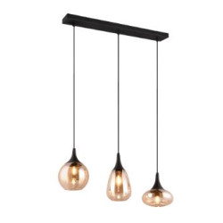 lampada a sospensione trio lumina 40w 3xe14 nero opaco [317000313]