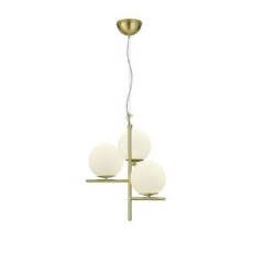 lampada a sospensione trio pure 28w 3xe14 ottone opaco [302000308]
