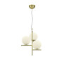lampada a sospensione trio pure 28w 3xe14 ottone opaco [302000308]