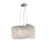 lampada a sospensione trio sandrina 40w 3xe27 bianco [301200300]