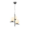 lampada a sospensione trio pure 28w 3xe14 bianco-nero [302000332]