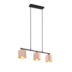 lampada a sospensione trio julieta 40w 3xe14 beige [319000344]