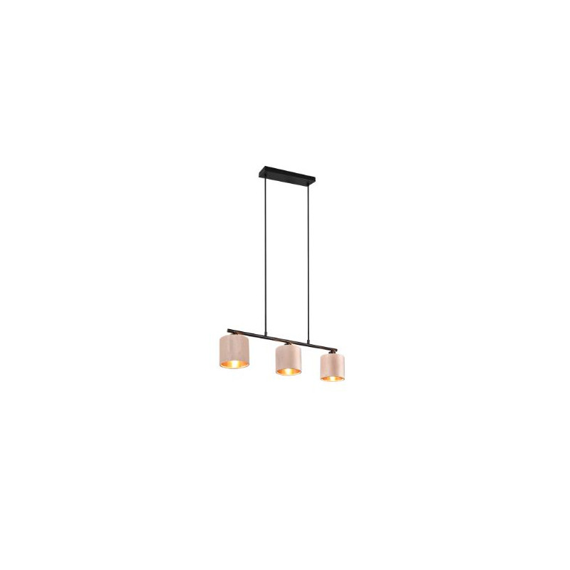 lampada a sospensione trio julieta 40w 3xe14 beige [319000344]