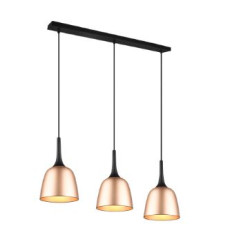 lampada a sospensione trio chiron 40w 3xe27 ottone opaco [310800308]