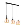 lampada a sospensione trio chiron 40w 3xe27 ottone opaco [310800308]