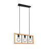 lampada a sospensione trio agra 10w 3xe27 nero opaco [313800332]