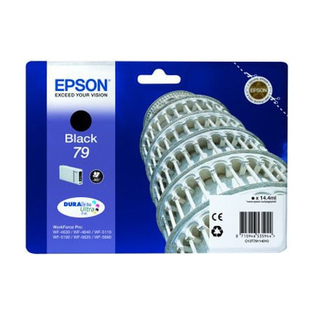Cartuccia epson nero durabrite ultra serie 79/ torre di pisa blister