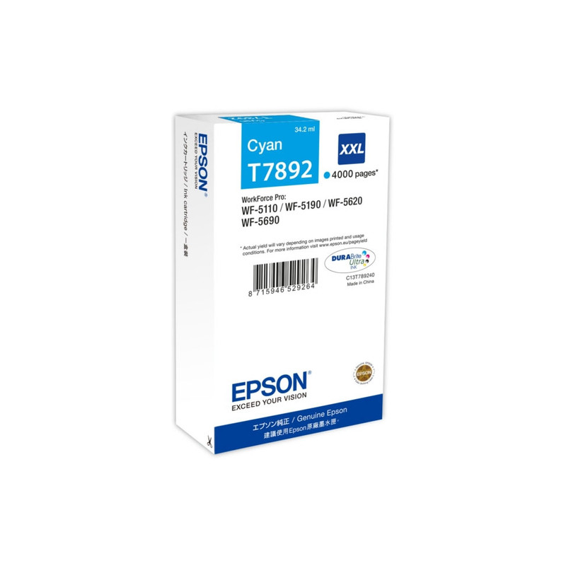 cartuccia epson ciano durabrite ultra serie t789 xxl [c13t789240]